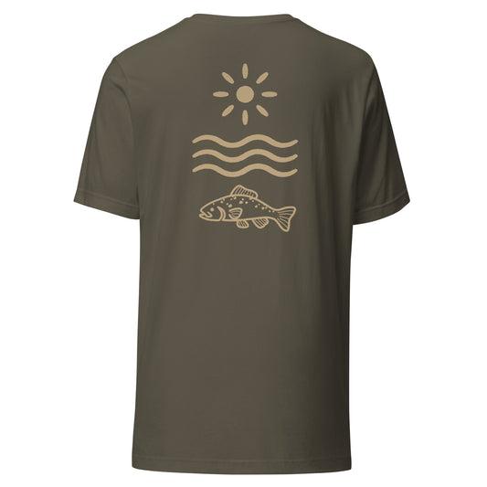 Sun Water Fly Fish T-Shirt
