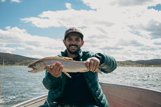 Man Holding Trout